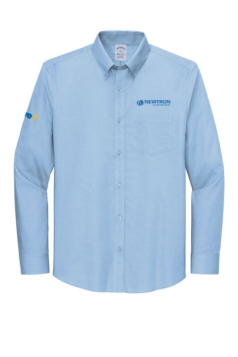 Newtron Logo Brooks Brothers® Wrinkle-Free Stretch Nailhead Shirt