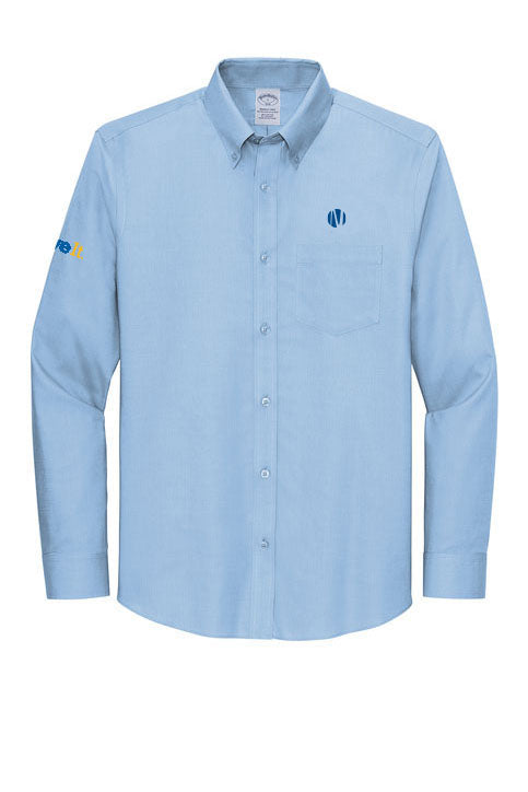 Button Logo Brooks Brothers® Wrinkle-Free Stretch Nailhead Shirt