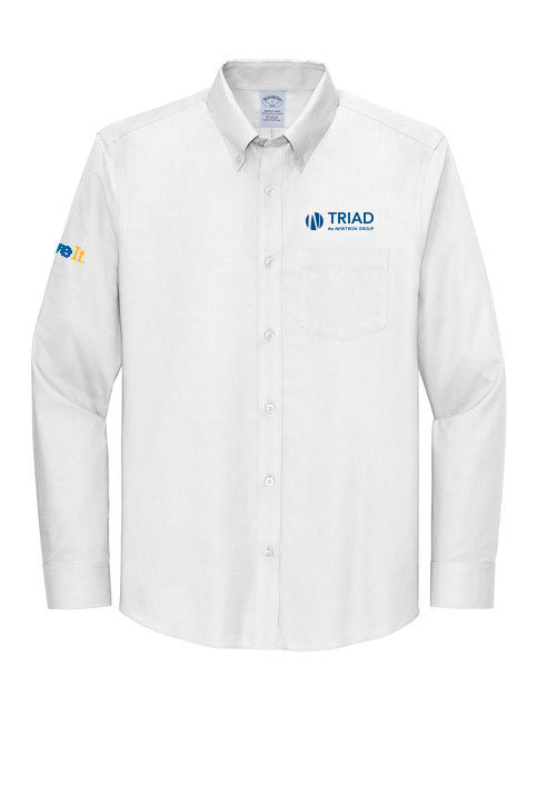 Triad Logo Brooks Brothers® Wrinkle-Free Stretch Nailhead Shirt