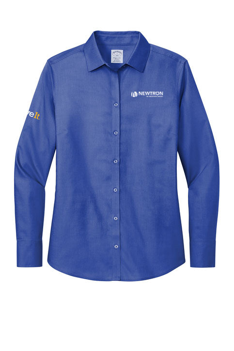 Newtron Logo Brooks Brothers® Women’s Wrinkle-Free Stretch Nailhead Shirt