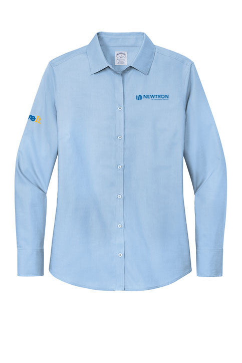 Newtron Logo Brooks Brothers® Women’s Wrinkle-Free Stretch Nailhead Shirt