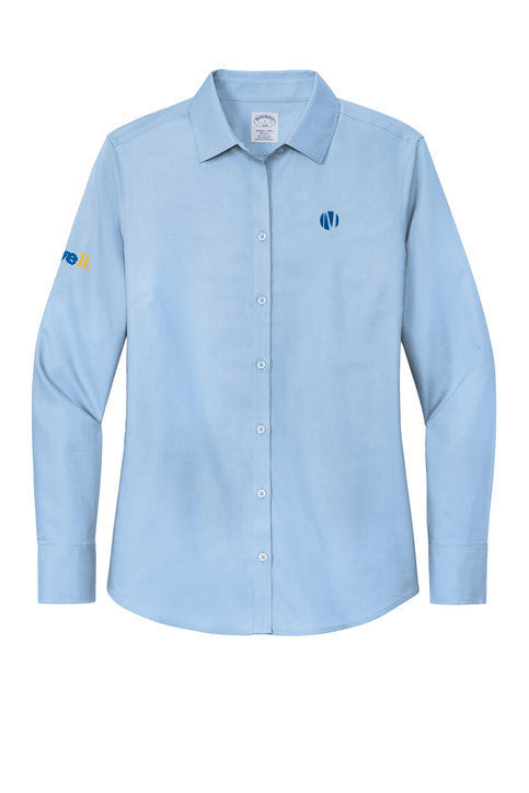Button Logo Brooks Brothers® Women’s Wrinkle-Free Stretch Nailhead Shirt