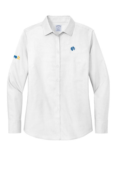 Button Logo Brooks Brothers® Women’s Wrinkle-Free Stretch Nailhead Shirt