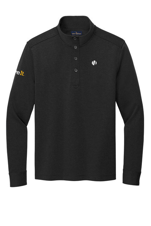 Button Logo Brooks Brothers® Mid-Layer Stretch 1/2-Button
