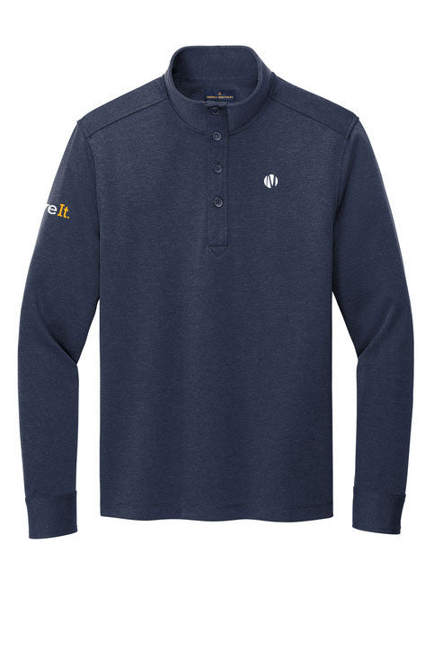 Button Logo Brooks Brothers® Mid-Layer Stretch 1/2-Button