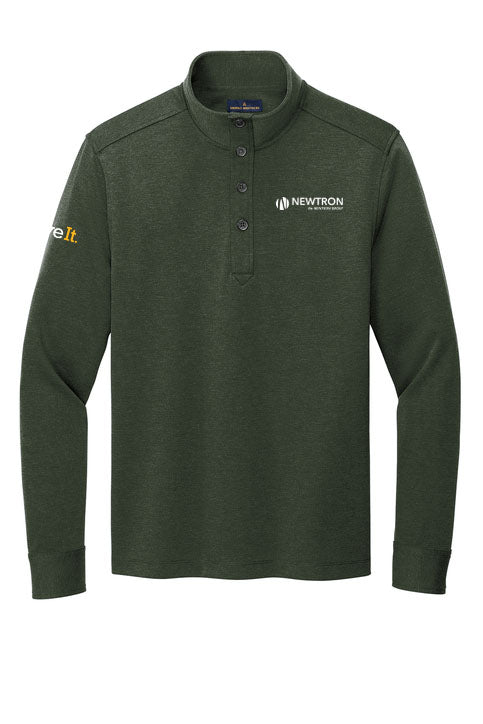 Newtron Logo Brooks Brothers® Mid-Layer Stretch 1/2-Button