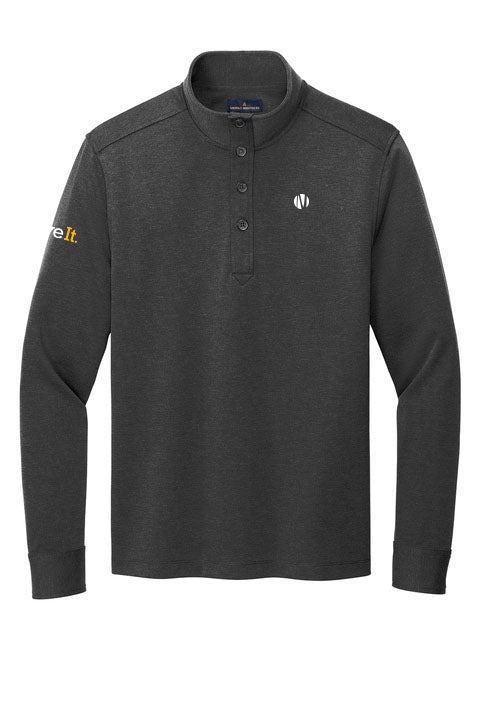 Button Logo Brooks Brothers® Mid-Layer Stretch 1/2-Button