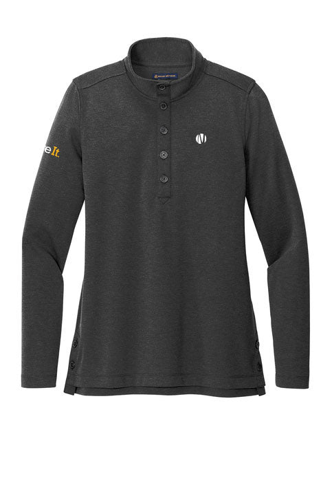 Button Logo Brooks Brothers® Women’s Mid-Layer Stretch 1/2-Button