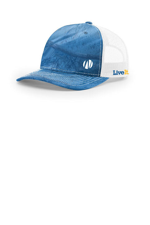Richardson Printed Five-Panel Trucker