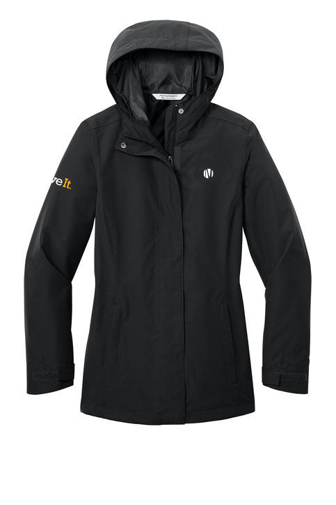 Button Logo Port Authority® Women’s C-FREE® Rain Jacket