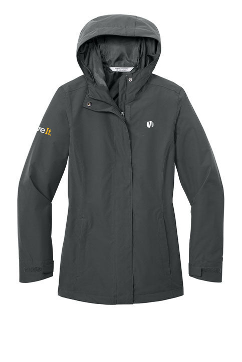 Button Logo Port Authority® Women’s C-FREE® Rain Jacket