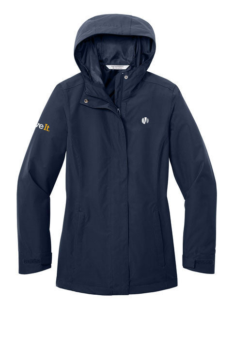 Button Logo Port Authority® Women’s C-FREE® Rain Jacket