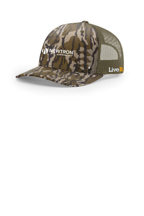 Newtron Logo Richardson Printed Five-Panel Trucker