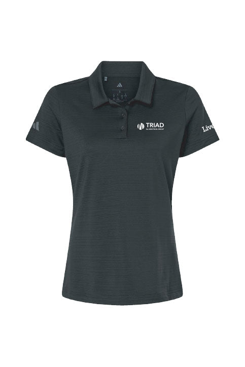 Adidas Women's Textured Stripe Polo