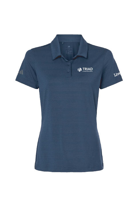 Adidas Women's Textured Stripe Polo