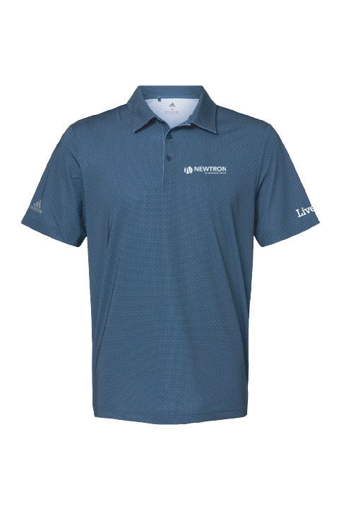 Newtron Logo Adidas Men's Ultimate365 Diamond Dot Print Polo